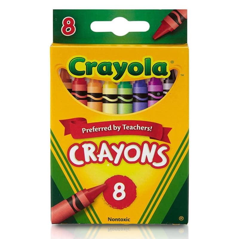 Crayola - Crayons, Regular Size, 8 Colors