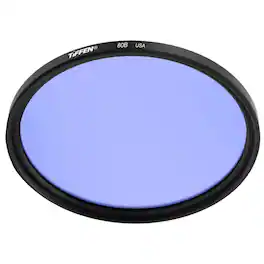 Tiffen - 55mm 80B Tungsten to Daylight Conversion Glass Filter
