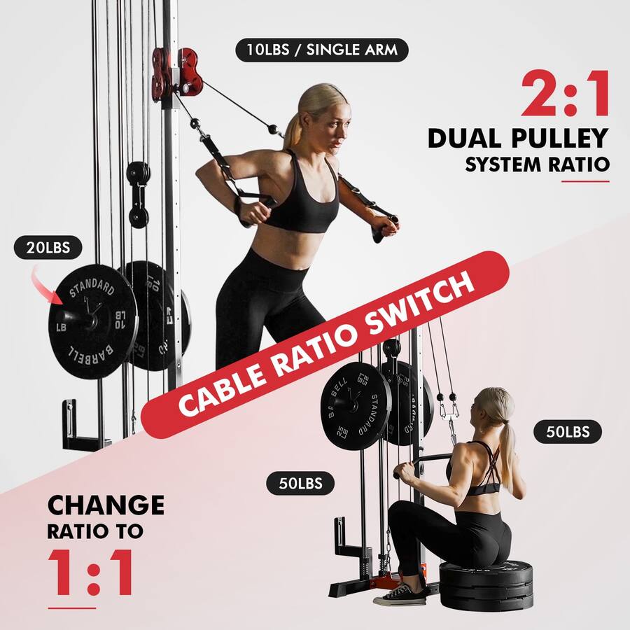 Home Gym Archon Low Pulley Cable Tower Archon Fitness Cable