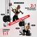 10LBS / SINGLE ARM, 2:1 DUAL PULLEY SYSTEM RATIO, 20LBS STANDARD, 50LBS, CHANGE RATIO TO 1:1, 50LBS