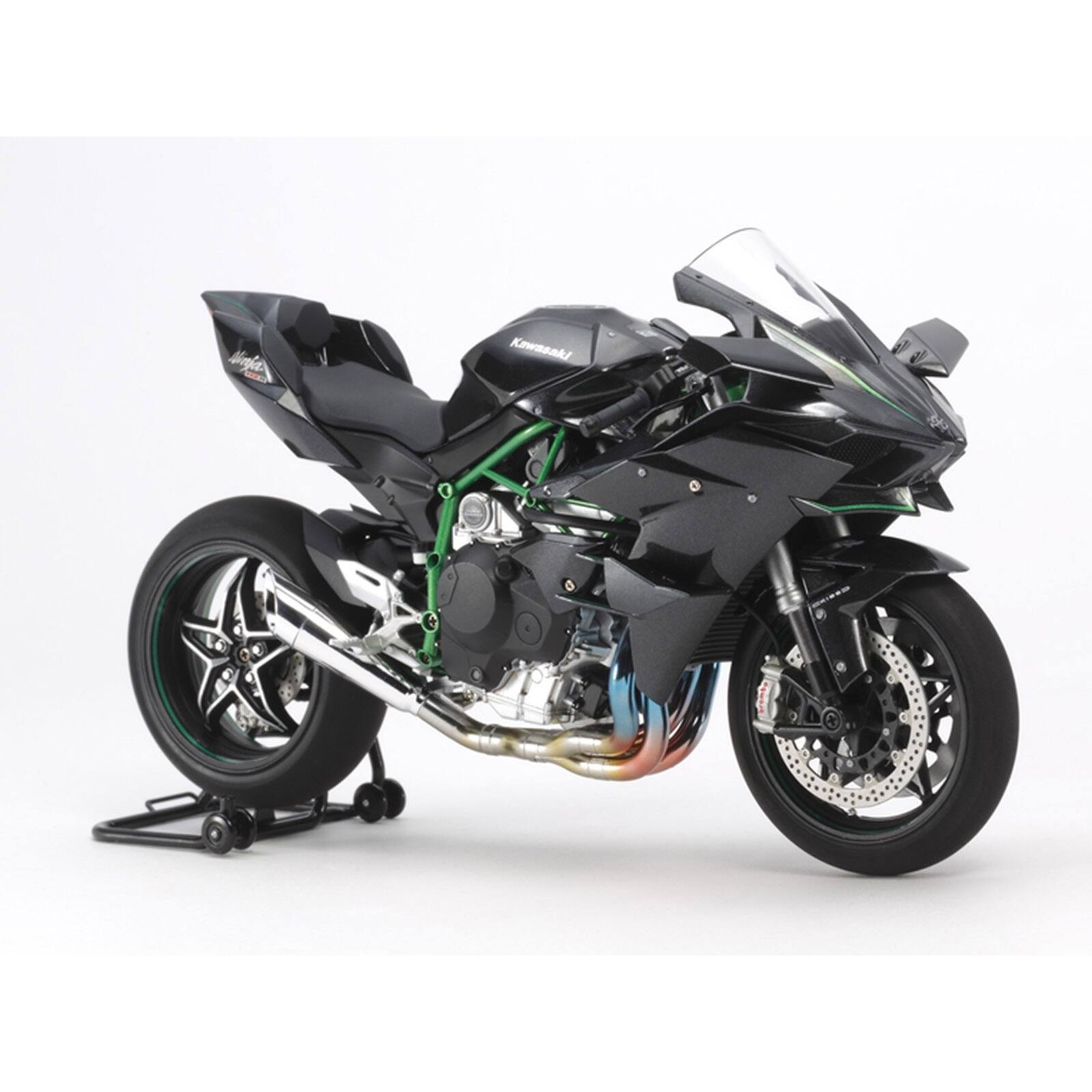 Alt View 2. Tamiya - Model Kit Kawasaki Ninja H2R Motorcycle 1/12 Scale Model by Tamiya.