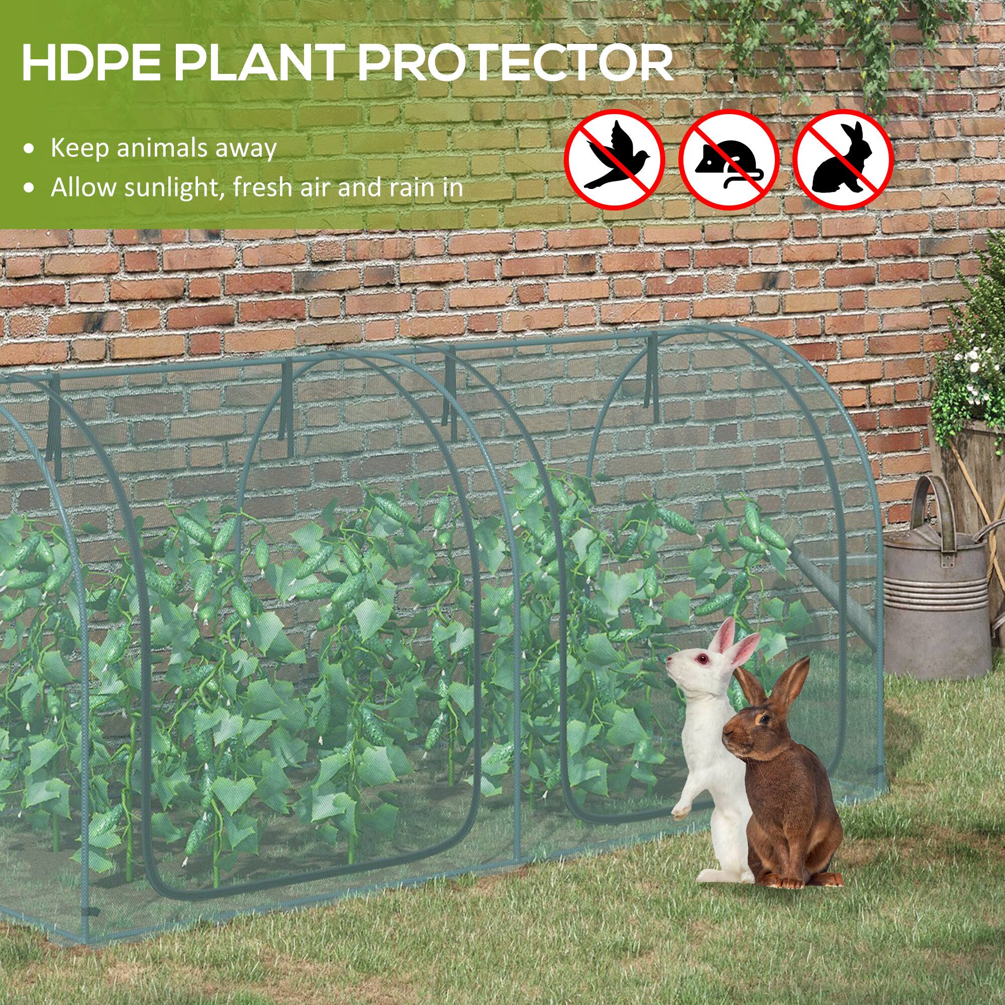 HDPE PLANT PROTECTOR

- Keep animals away
- Allow sunlight, fresh air and rain in