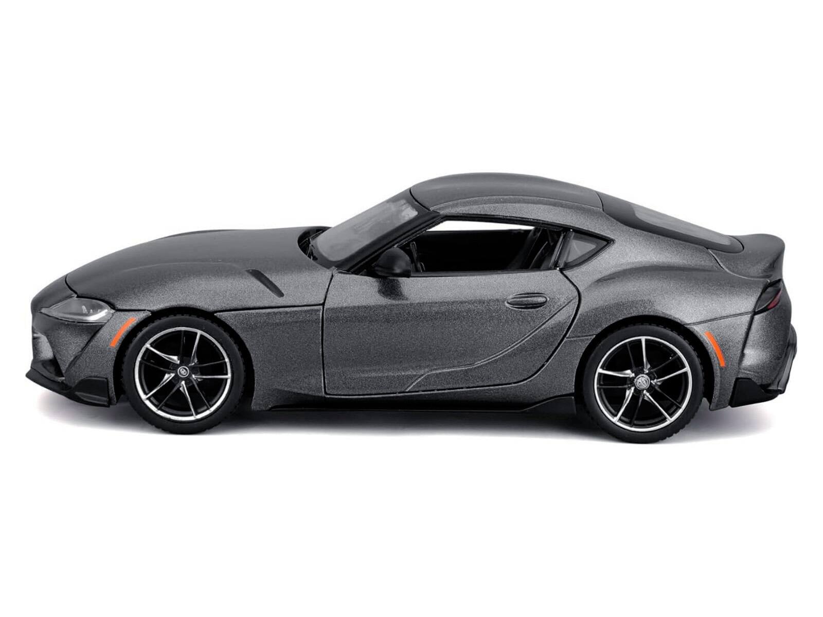 Alt View 2. Maisto - Toyota GR Supra Gray Metallic "Special Edition" Series 1/24 Diecast Model Car by Maisto.