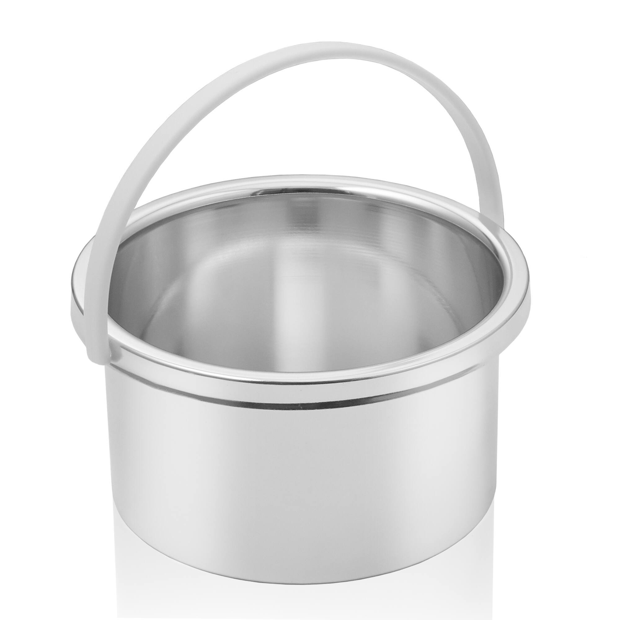 Alt View 2. Saloniture - Hair Removal Wax Warmer Machine - Electric Hot Waxing Melter Pot - White w Purple Lid.