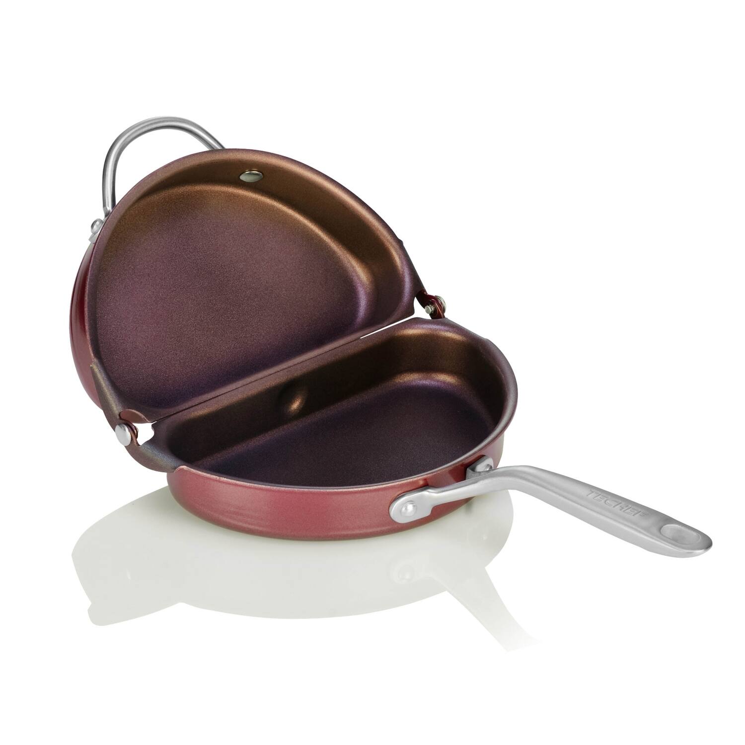 Front. TECHEF - TECHEF - Frittata and Omelette Pan / Black - Purple.