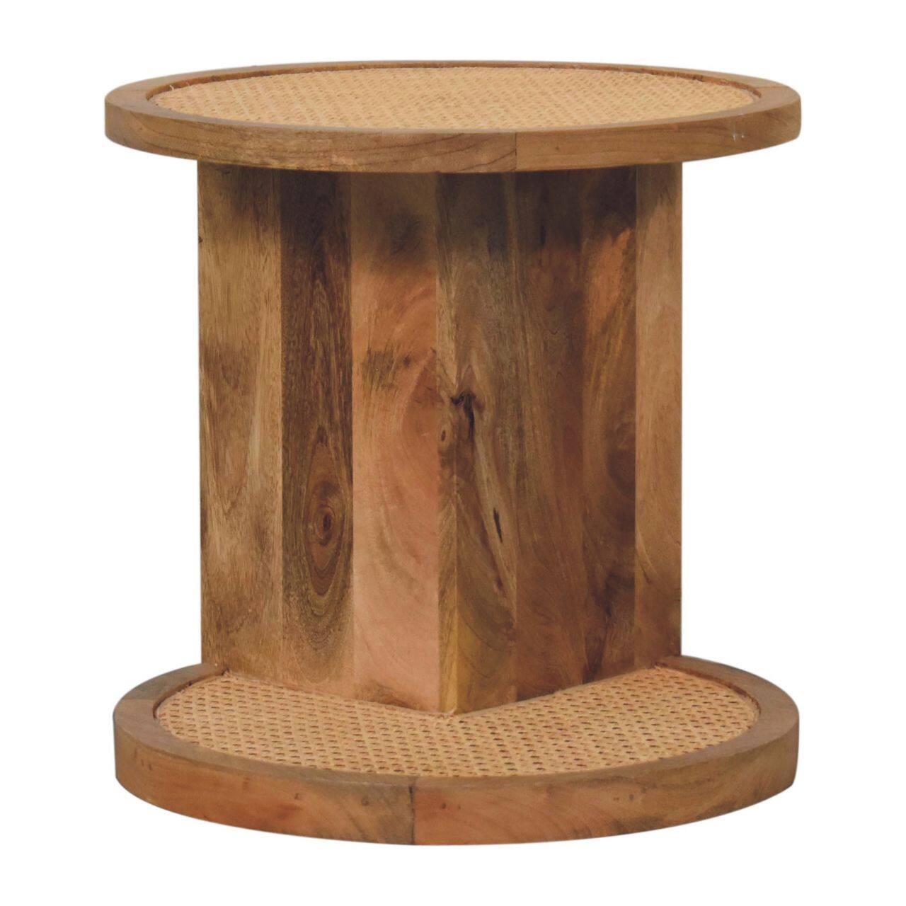 Alt View 6. Artisan Furniture - Close-knit Corner End Table - Brown.