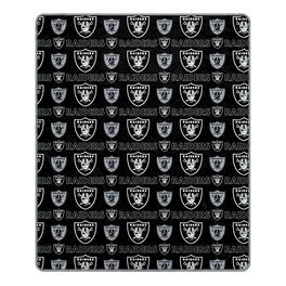 Pegasus - Las Vegas Raiders 50" x 60" Repeat Big Logo Wordmark Ultra Soft Blanket - Multicolor