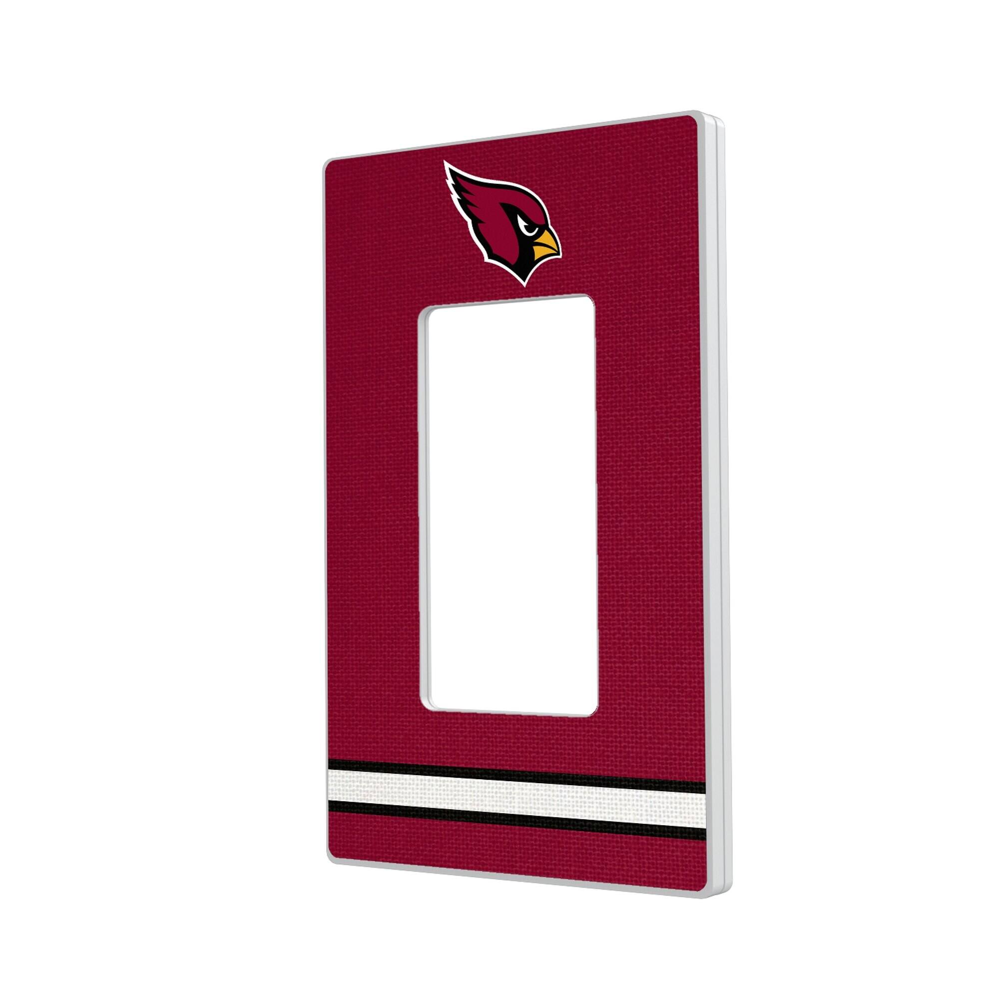 Keyscaper - Arizona Cardinals Stripe Single Rocker Light Switch Plate - Multicolor price history on PriceWatchPro