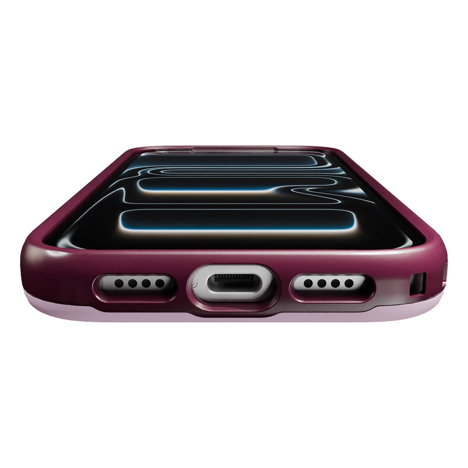 Alt View 5. Cellhelmet - Fortitude Series MagSafe Compatible Case for iPhone 17 Pro - Rose Quartz.