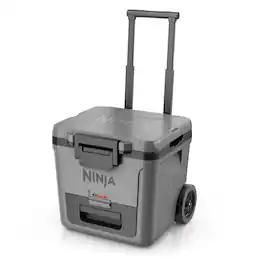 Ninja - FrostVault 30-qt. Wheeled Cooler with Cold Dry Zone - Slate Gray