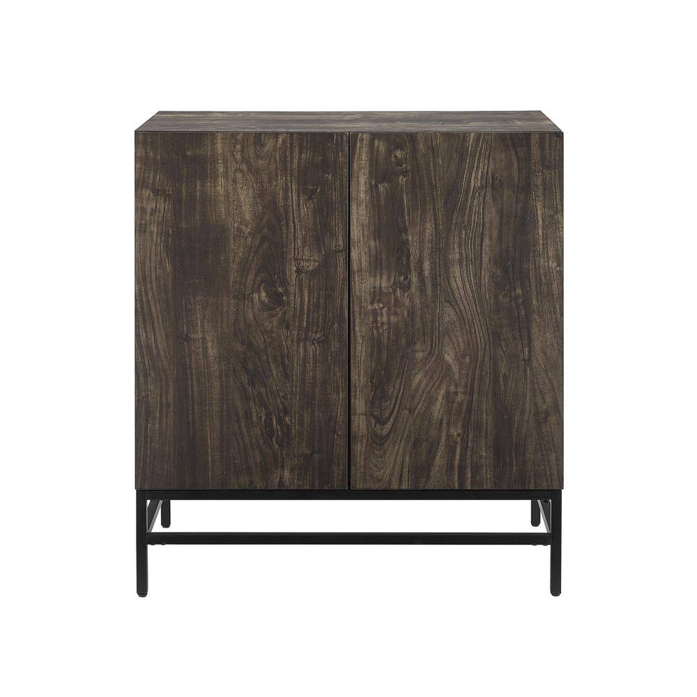 Alt View 7. Crosley Furniture - Jacobsen Bar Cabinet - Brown Ash.