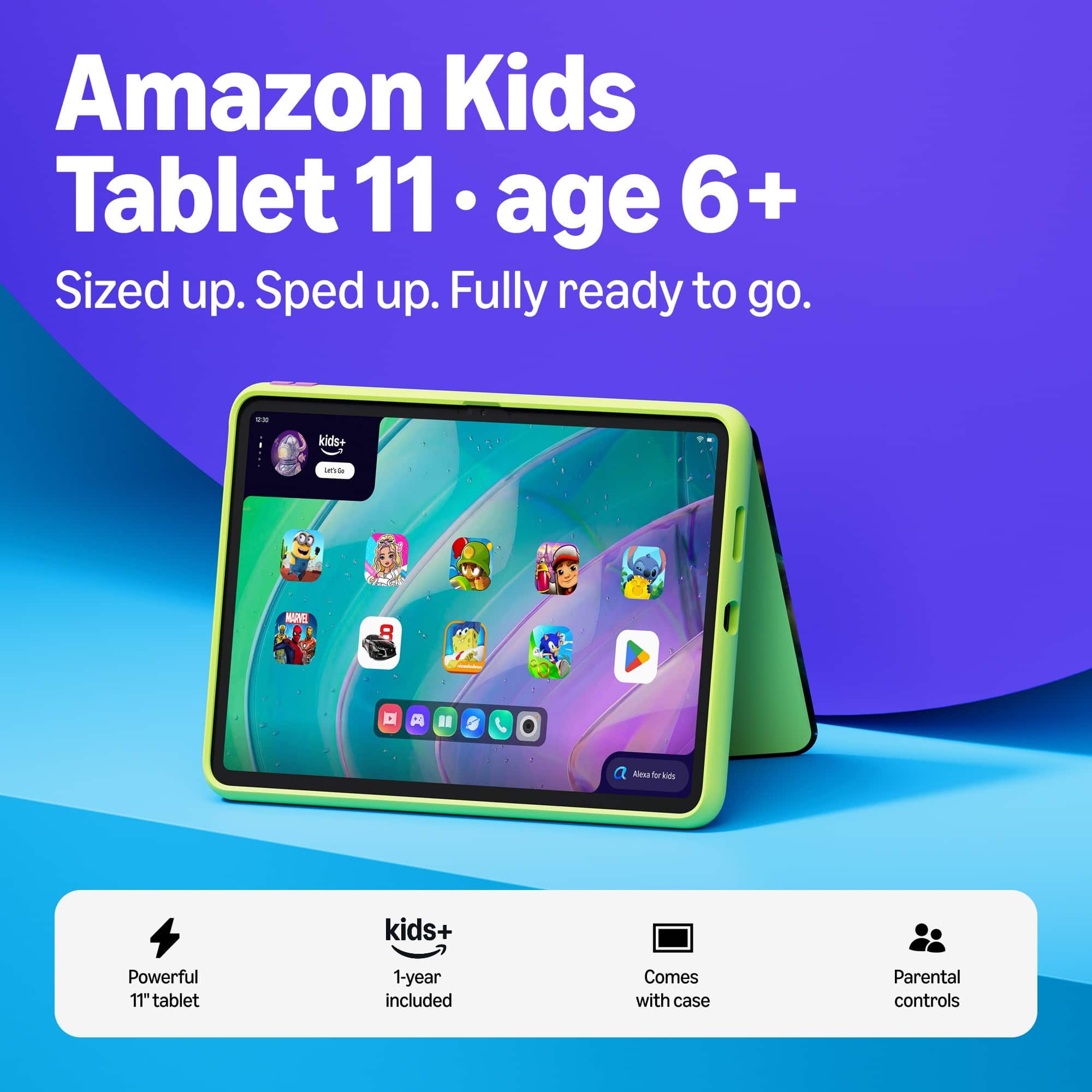 Amazon Kids Tablet 11 (all new) ages 6+, 11