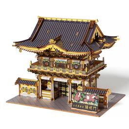 3D Puzzle - 3D DIY Puzzle: Nikko Toshogu Shrine: Yomeimon Gate Color - 259pcs