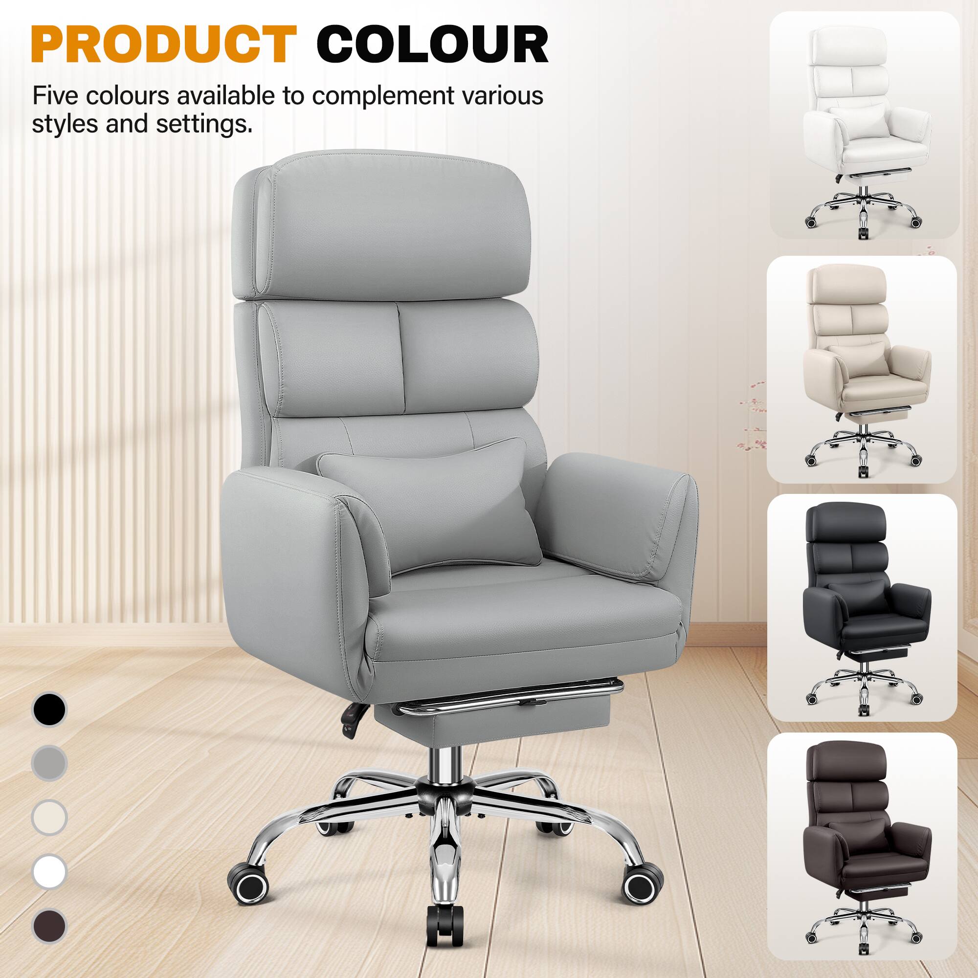 PRODUCT COLOUR

Five colours available to complement various styles and settings.
