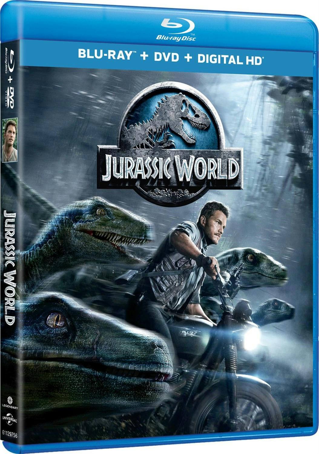 Angle. Jurassic World (DVD + Digital) [Blu-ray].