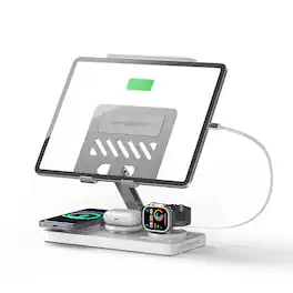 Azpen - 4-in-1 Wireless Charging Station for Tablets, Phone, Earbuds and Smart Watch