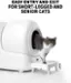 Easy Entry and Exit for Short-Legged and Senior Cats.