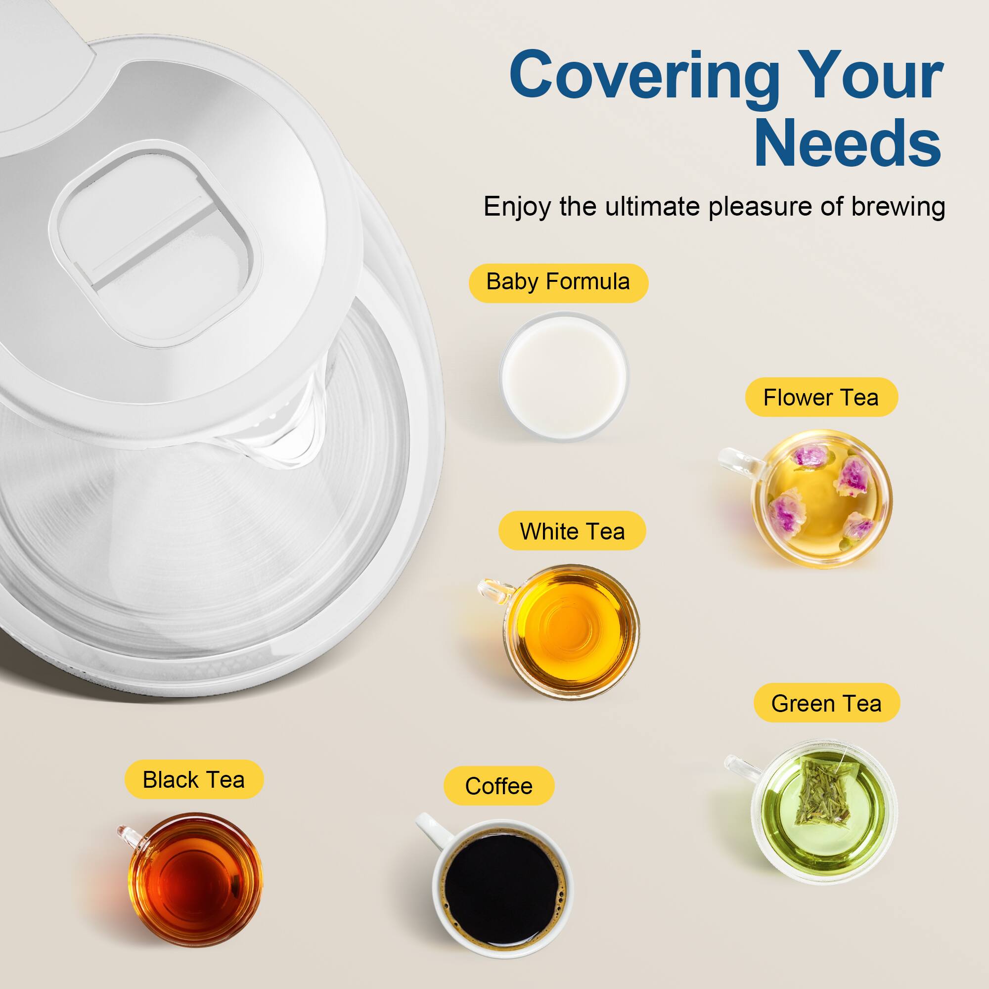 Covering Your Needs
Enjoy the ultimate pleasure of brewing
Baby Formula
Flower Tea
White Tea
Green Tea
Black Tea
Coffee