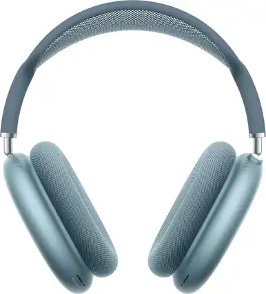 Front. Apple - AirPods Max (USB-C) - Blue.