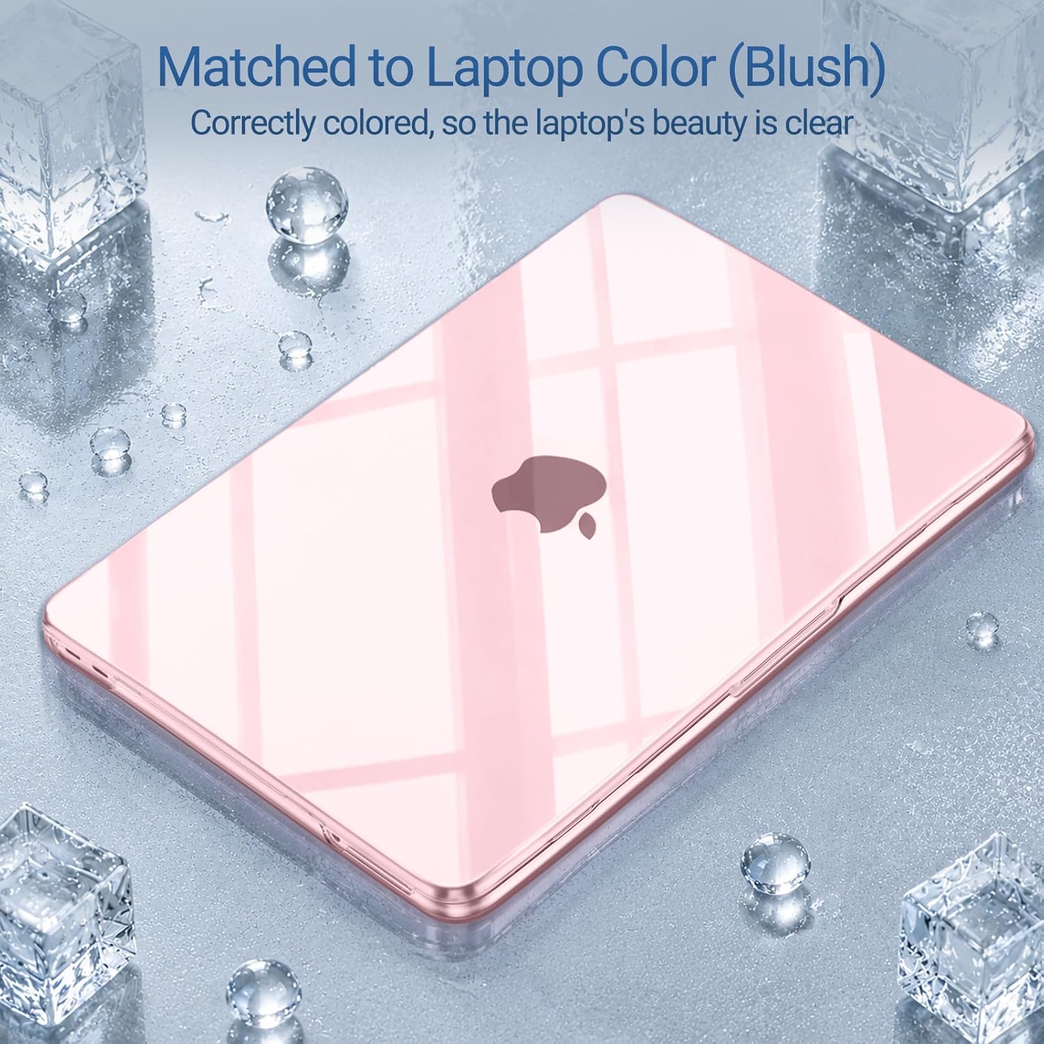 Matched to Laptop Color (Blush)  
Correctly colored, so the laptop's beauty is clear