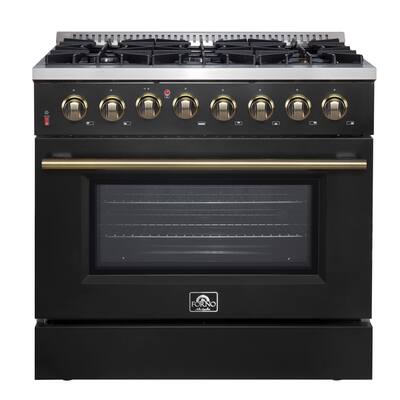Forno Appliances Galiano 5.36 Cu. Ft. Freestanding Dual Fuel