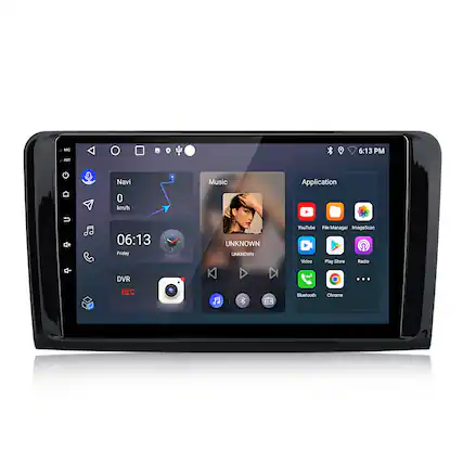 MI 6:13 PM
Navi 0 km/h
Music
Application
YouTube
File Manager
ImageScan
Video
Play Store
Radio
DVR
REC
Bluetooth
Chrome