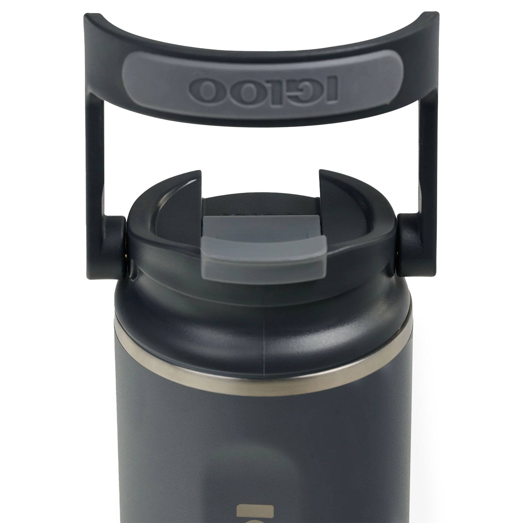 Alt View 4. Igloo - IGLOO 12 oz. Flip ‘n’ Sip Tumbler, Carbonite - Carbonite.