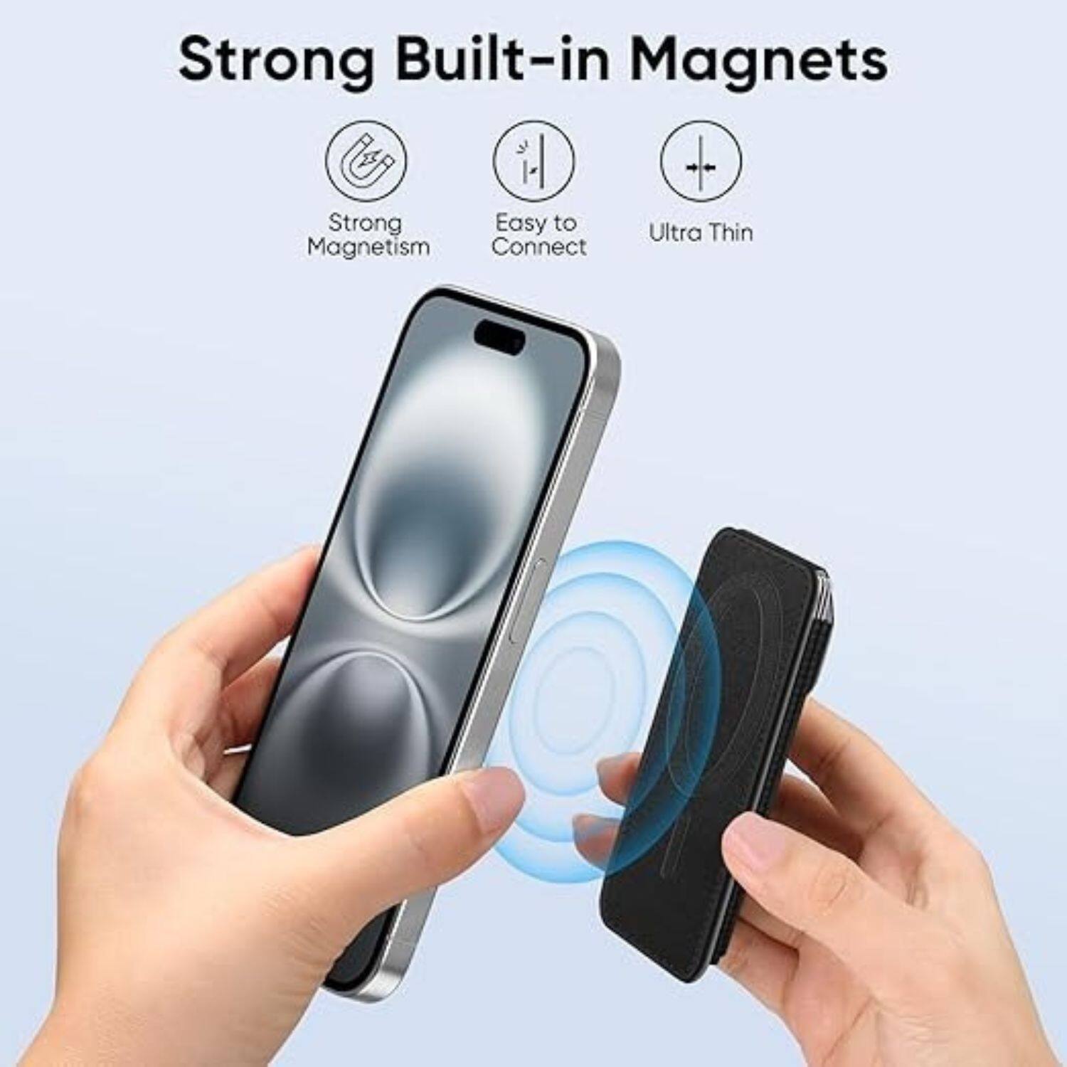 Strong Built-in Magnets

- Strong Magnetism
- Easy to Connect
- Ultra Thin