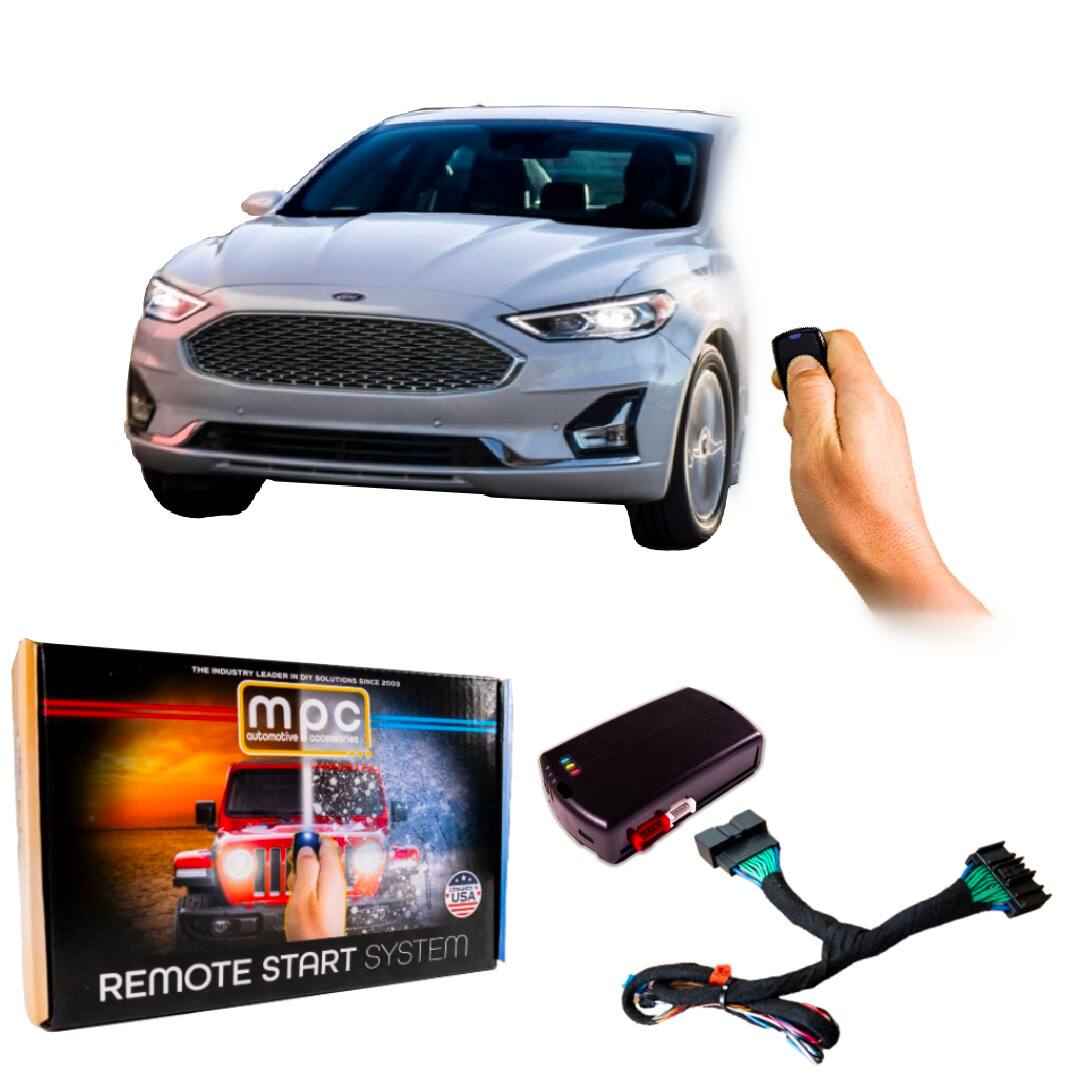 MPC - Plug-n-Play OEM Activated Remote Start For 2014-2020 Ford Fusion - Push-to-Start - Black