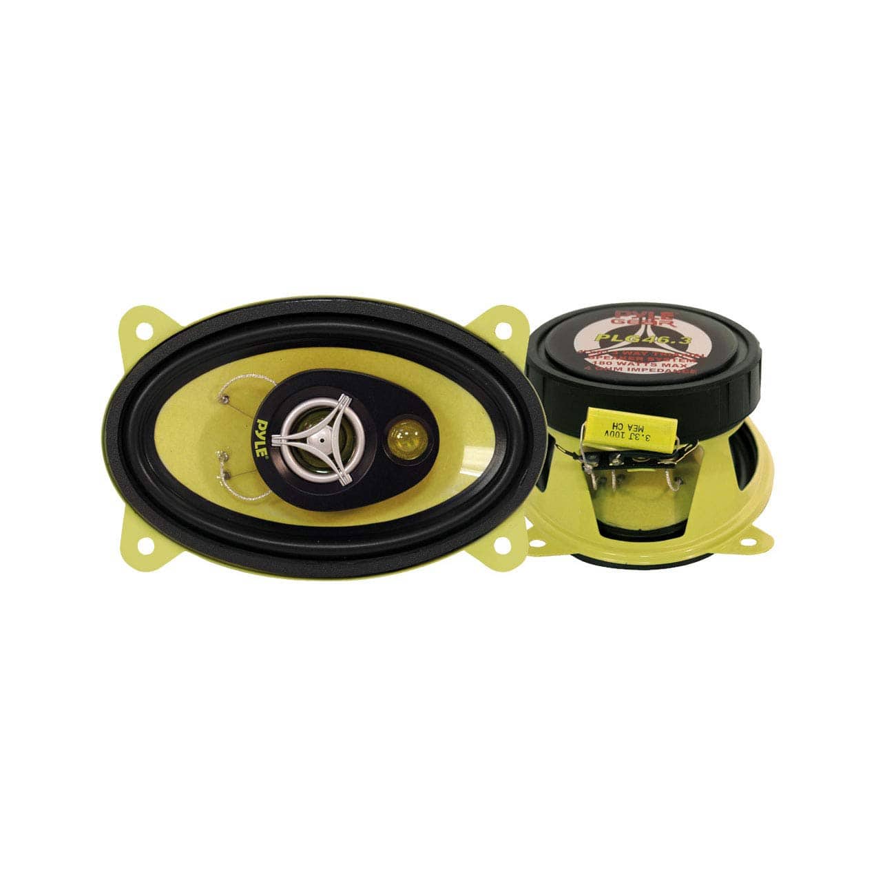 Pyle - Car Three-Way Speaker System-Pro 4x6Inch