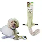 SPOT Skinpeez - Skinning Toy - Shaggy Fox Dog Toy - The durable rubber squeaker inside makes this toy perfect for all breeds