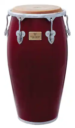 Tycoon Percussion - 10" Requinto, 30" Tall Siam Oak Shell, Water Buffalo Head, 3/8" Tuning Lugs, Includes Stand & Accessories