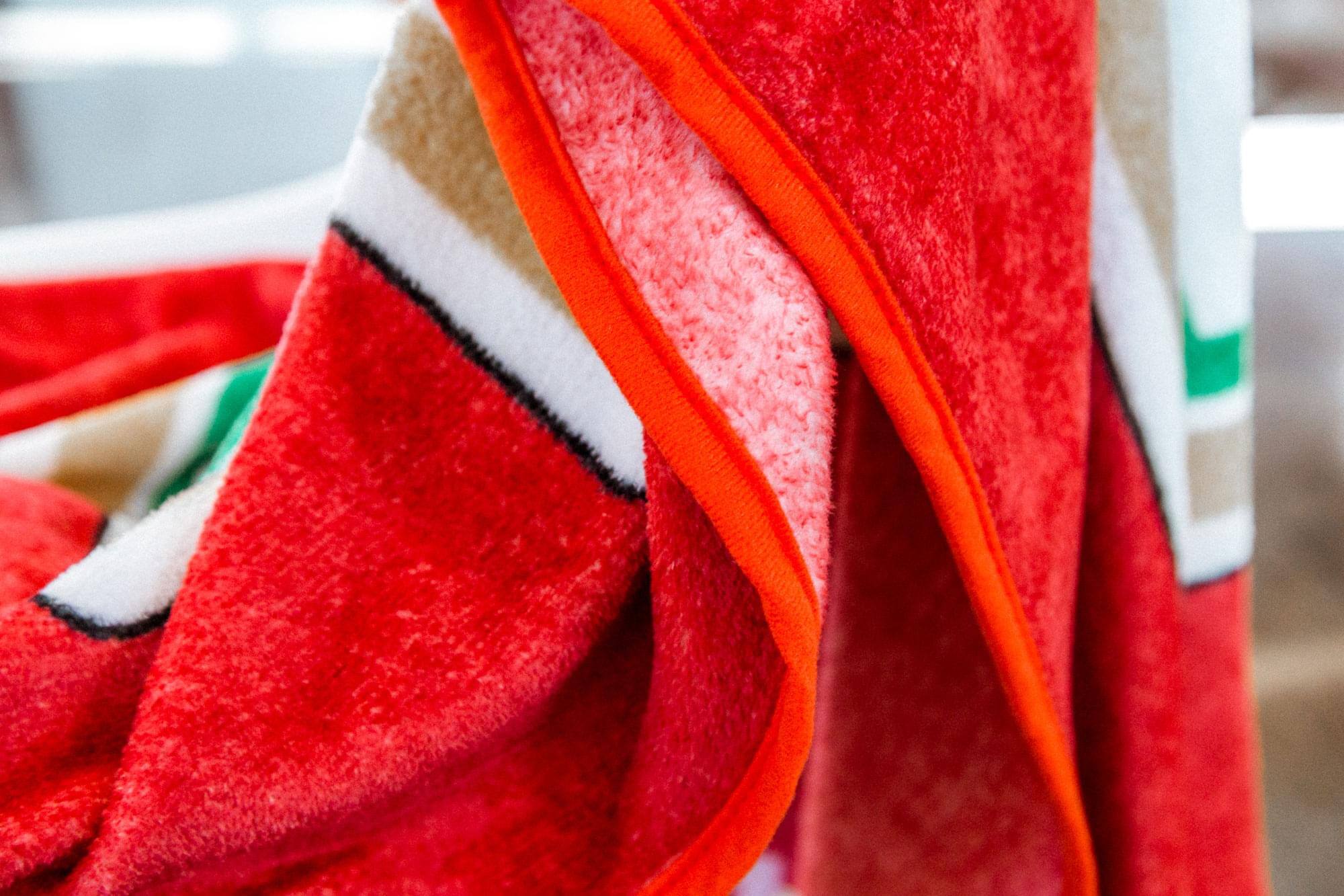 Alt View 2. Toynk - Heinz Ketchup Logo Fleece Throw Blanket | 45 x 60 Inches - Red.