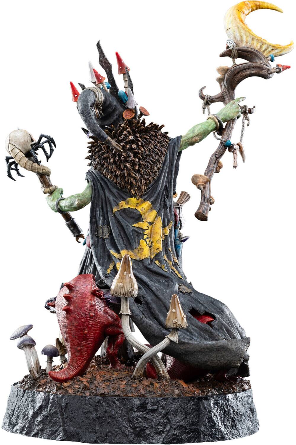 Alt View 4. Weta Workshop - WETA Workshop Limited Edition Polystone - Warhammer: Age of Sigmar - Skragrott the Loonking 1:6 - COLLECTIBLES - Multicolor.
