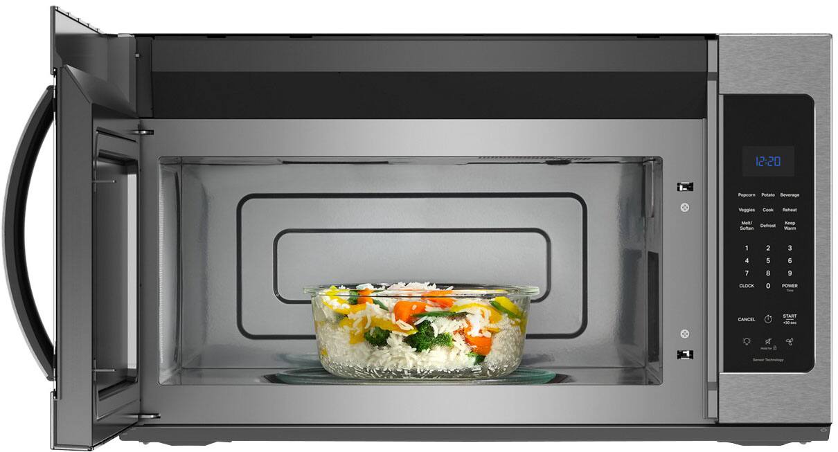 12:20  
Popcorn Potato Beverage Veggies Cook Reheat Melt/ Keep Defrost Soften Warm  
1 2 3 4 5 6 7 8 9  
CLOCK O POWER CANCEL START  
- - X