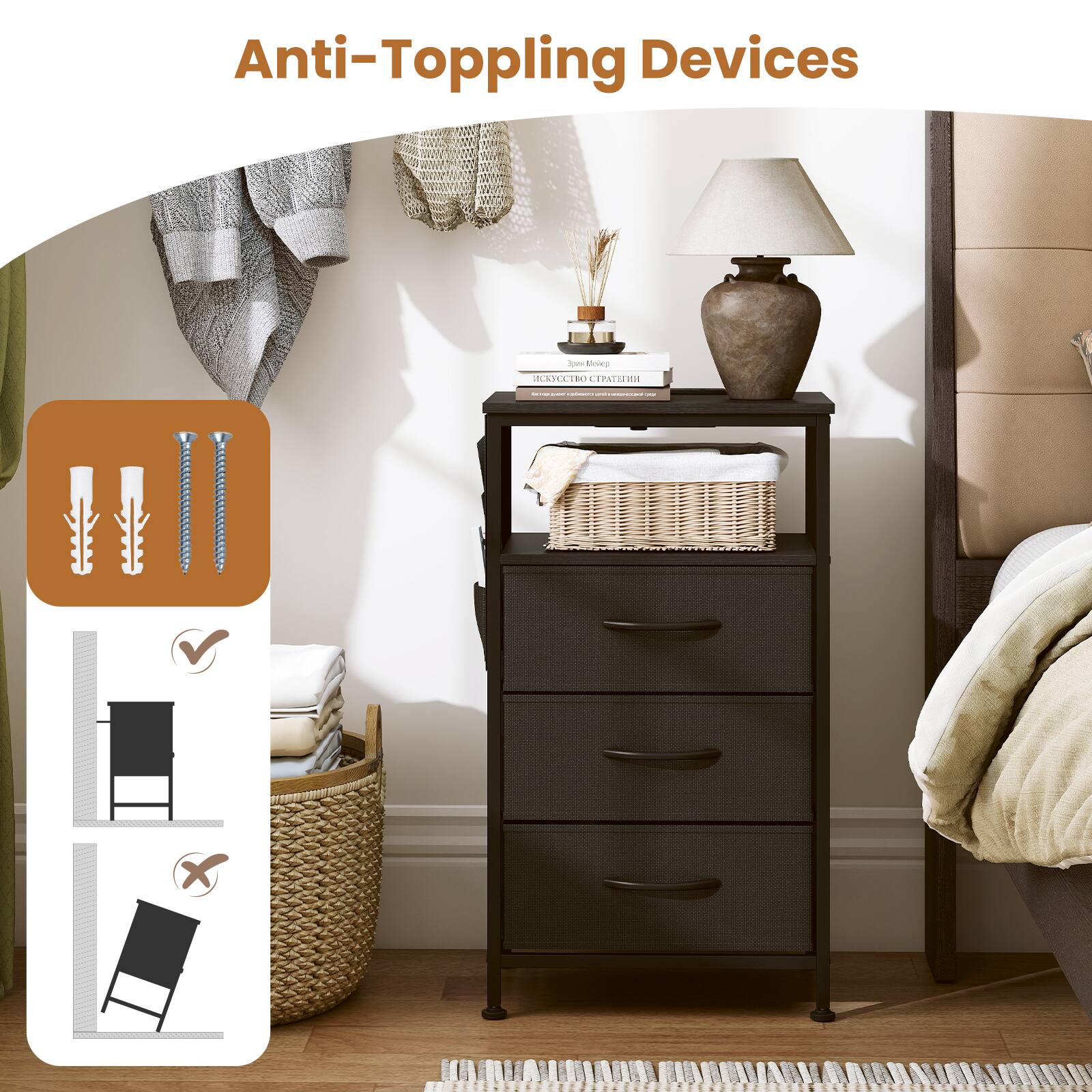 Anti-Toppling Devices

Anti-Toppling Devices