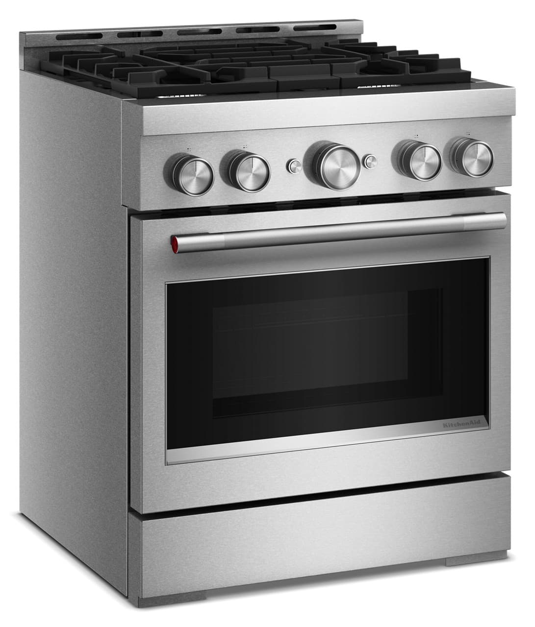 KitchenAid KitchenAid - 4.1 Cu. Ft. Slide-In Commercial Gas True Convection Range with Self-Cleaning and No Preheat Air Fry Mode - Stainless Steel 1
