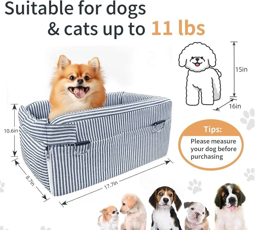 Suitable for dogs & cats up to 11 lbs

15in
16in
10.6in
8.7in
17.7in

Tips: Please measure your dog before purchasing