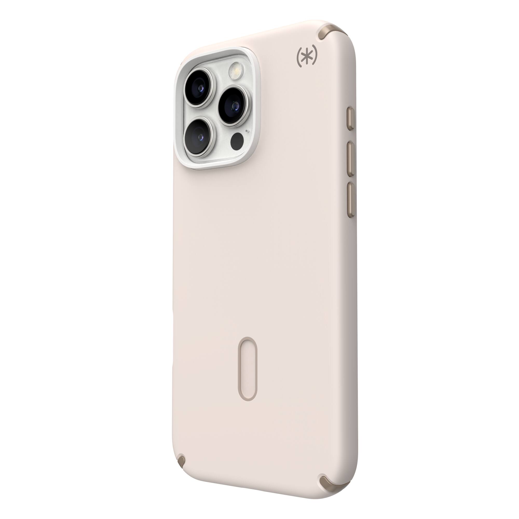 Angle. Speck - Presidio2 Pro ClickLock Case with MagSafe for Apple iPhone 16 Pro Max - Bleached Bone.