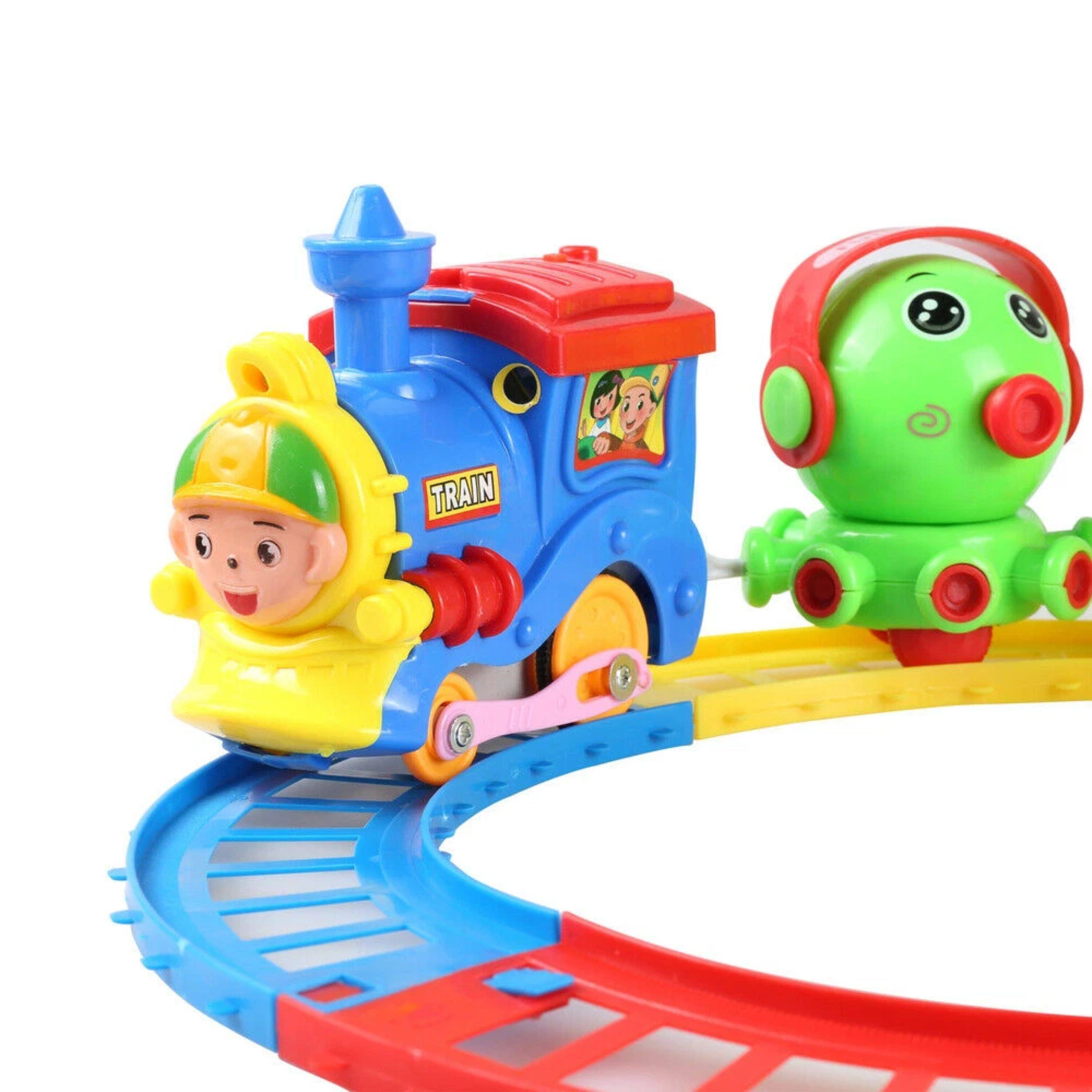 Alt View 1. Kitcheniva - Kids Electric Octopus Animal Friends Train Tracks Playset Toy With Music - Multicolor.