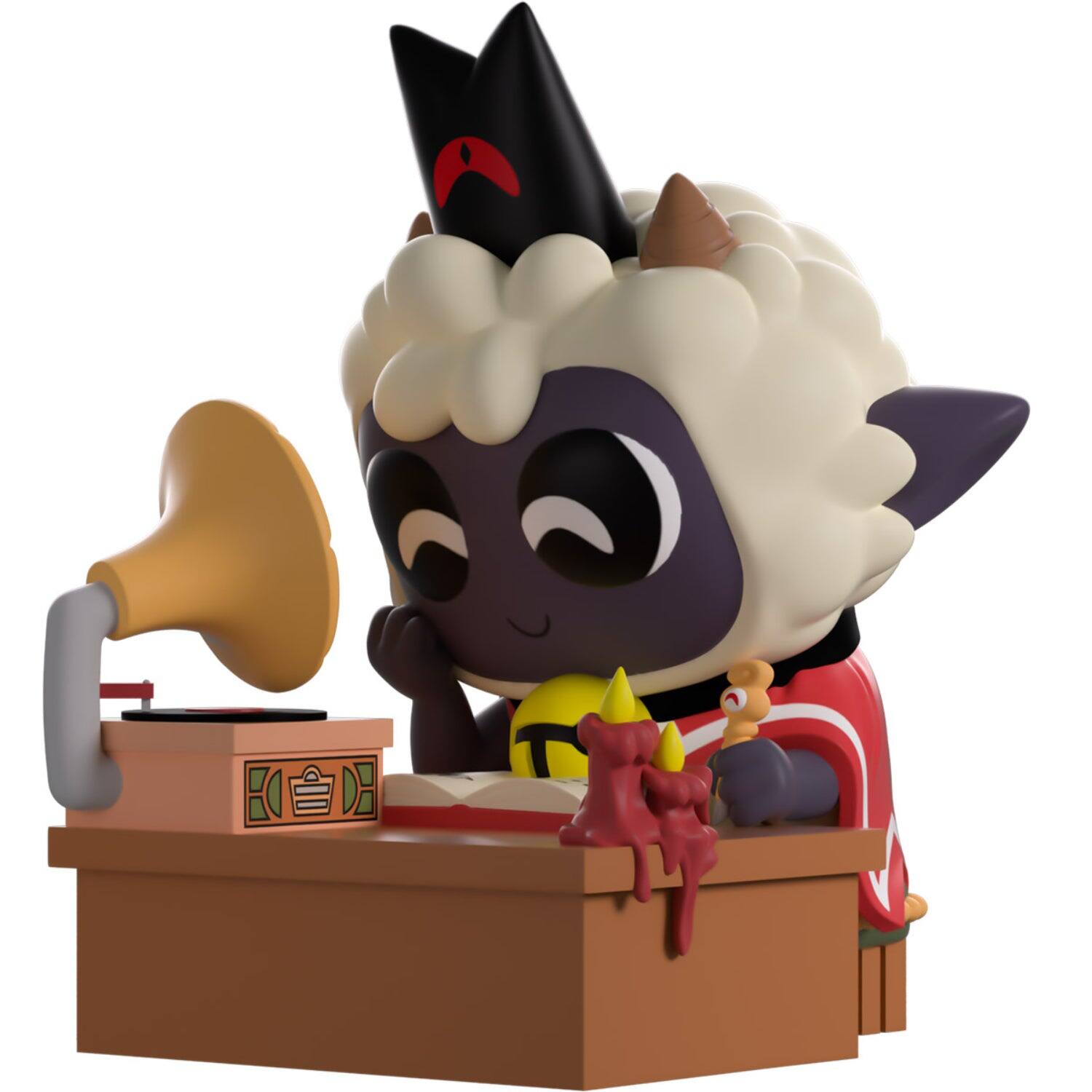 Alt View 1. Youtooz - Youtooz: Cult of the Lamb Collection [Lofi Lamb Vinyl Figure #7].