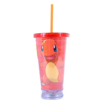 Front. Pokémon - Pokemon Charmander 18oz LED Carnival Cup - Orange.