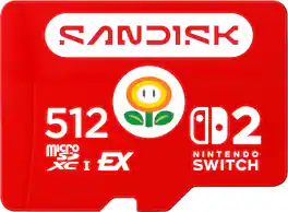 SanDisk - 512GB Nintendo microSD Express