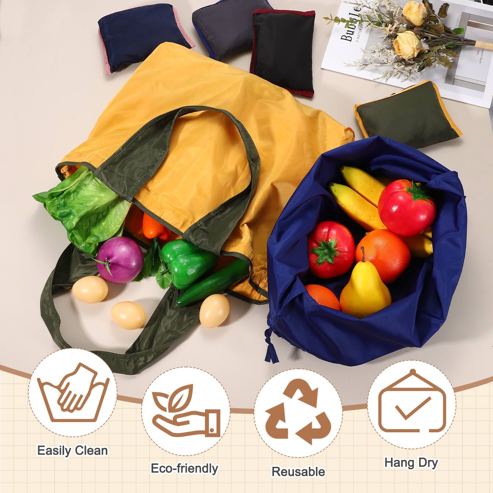 2 Bubel AMATTIVO 1 Easily Clean Eco-friendly Reusable Hang Dry