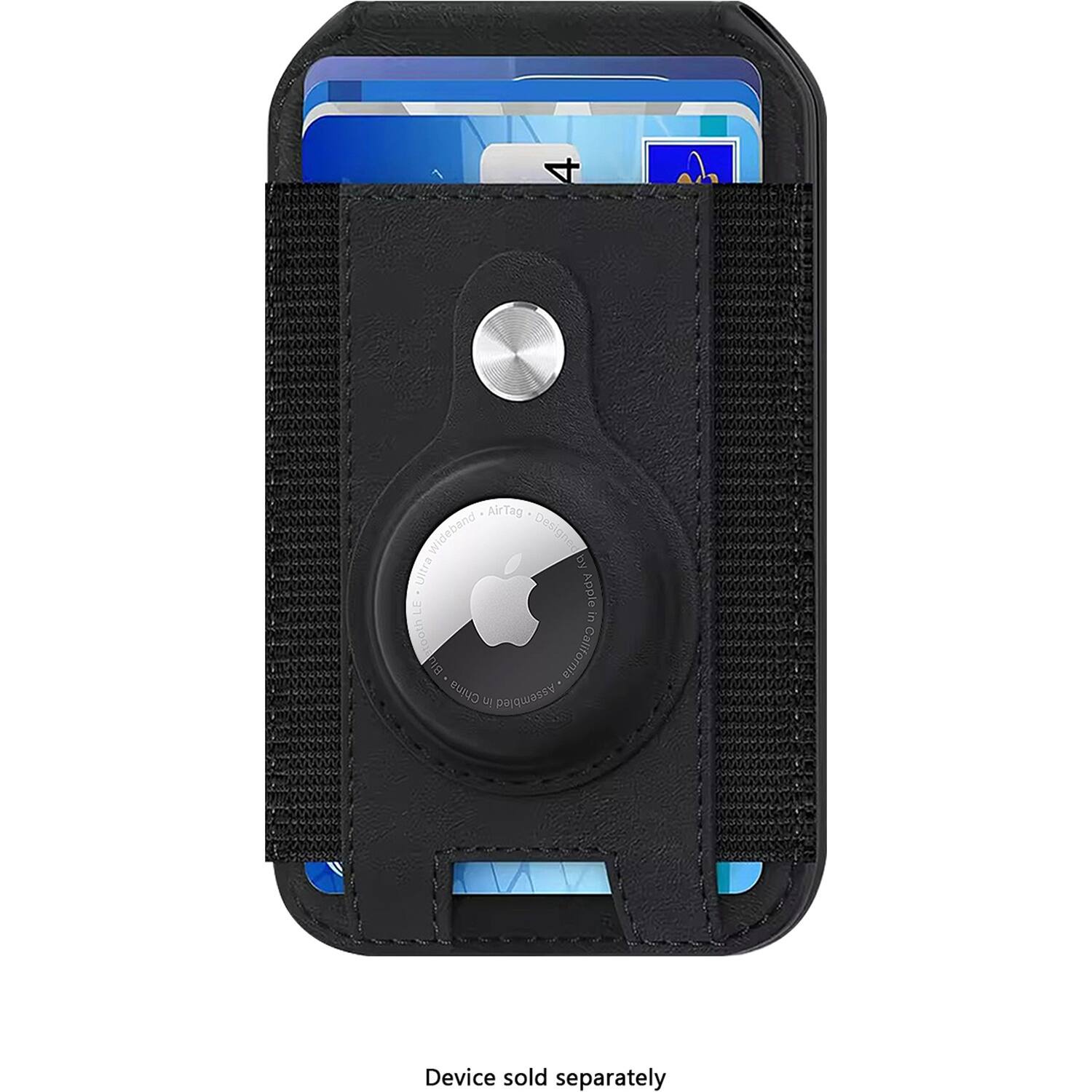 The text on the image reads: "Device sold separately."