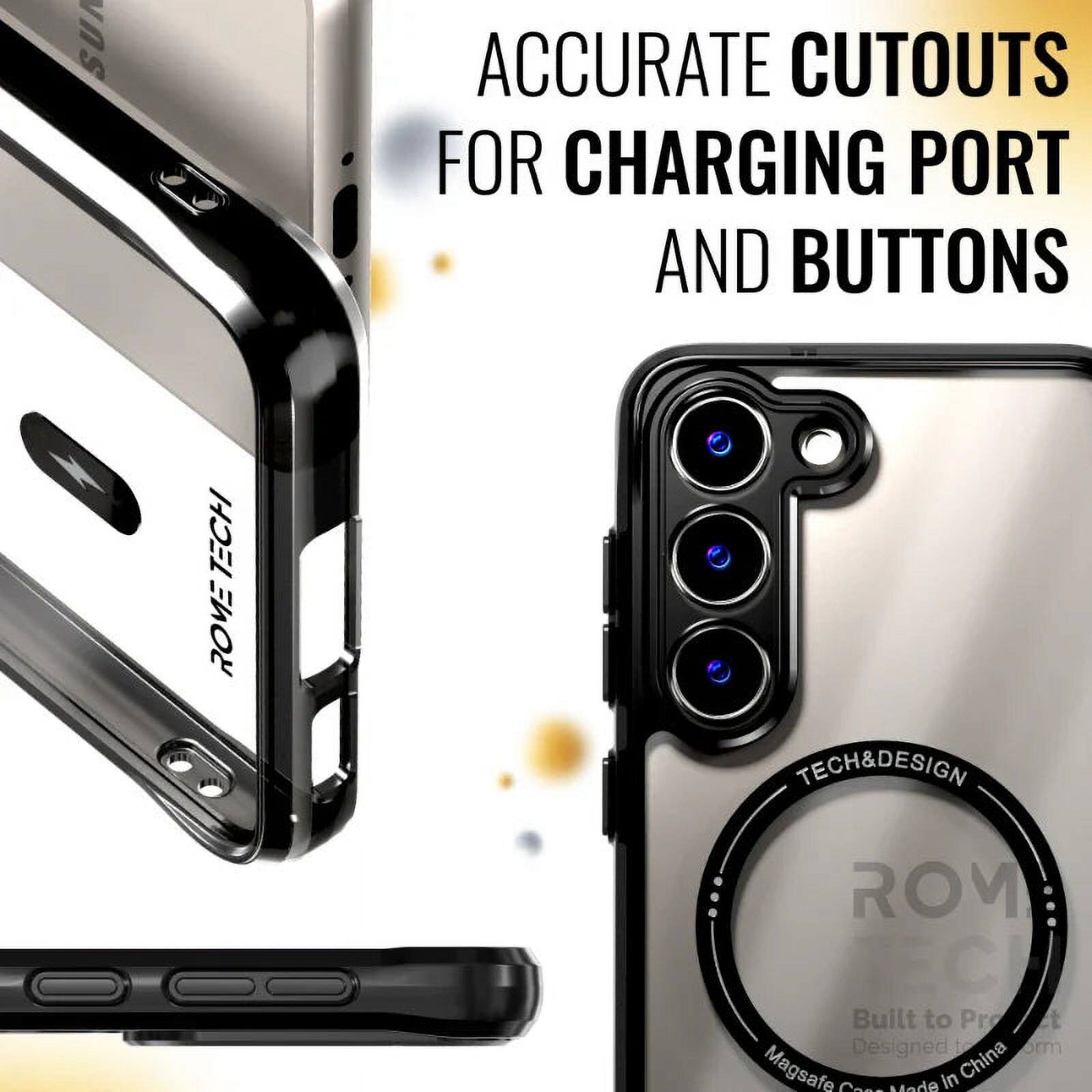 ACCURATE CUTOUTS FOR CHARGING PORT AND BUTTONS

TECH & DESIGN
ROME TECH
Built to Protect
Designed in China
Magsafe Compatible
