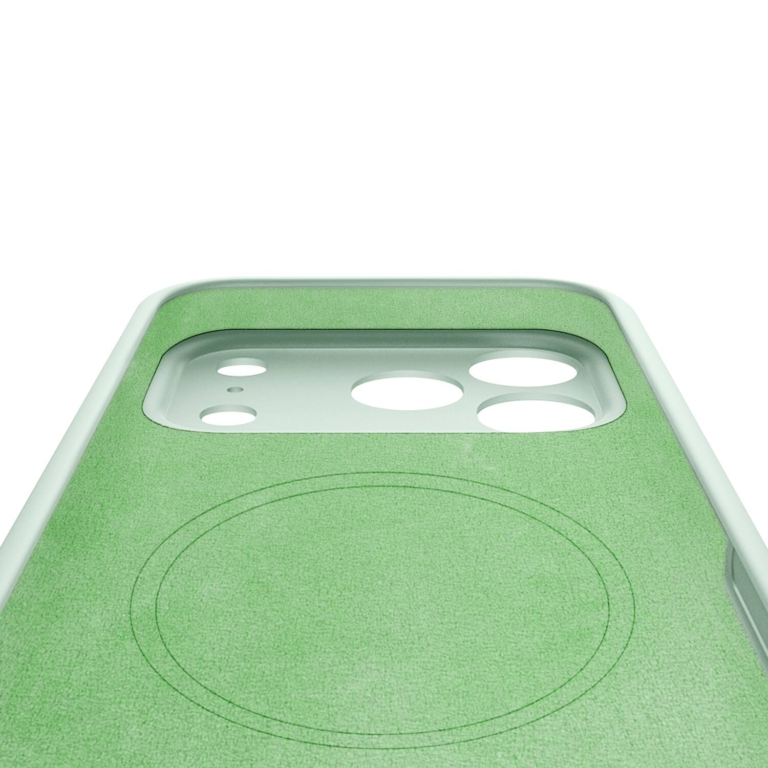 Alt View 2. SaharaCase - Apple iPhone 17 Pro Max Case | Ultra Thin Silicone | Smooth Finish | Anti-Slip Grip | Venture Series - Oasis Green.