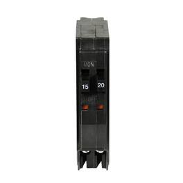 Schneider Electric - Square D 15/20 amps Tandem Single Pole Circuit Breaker