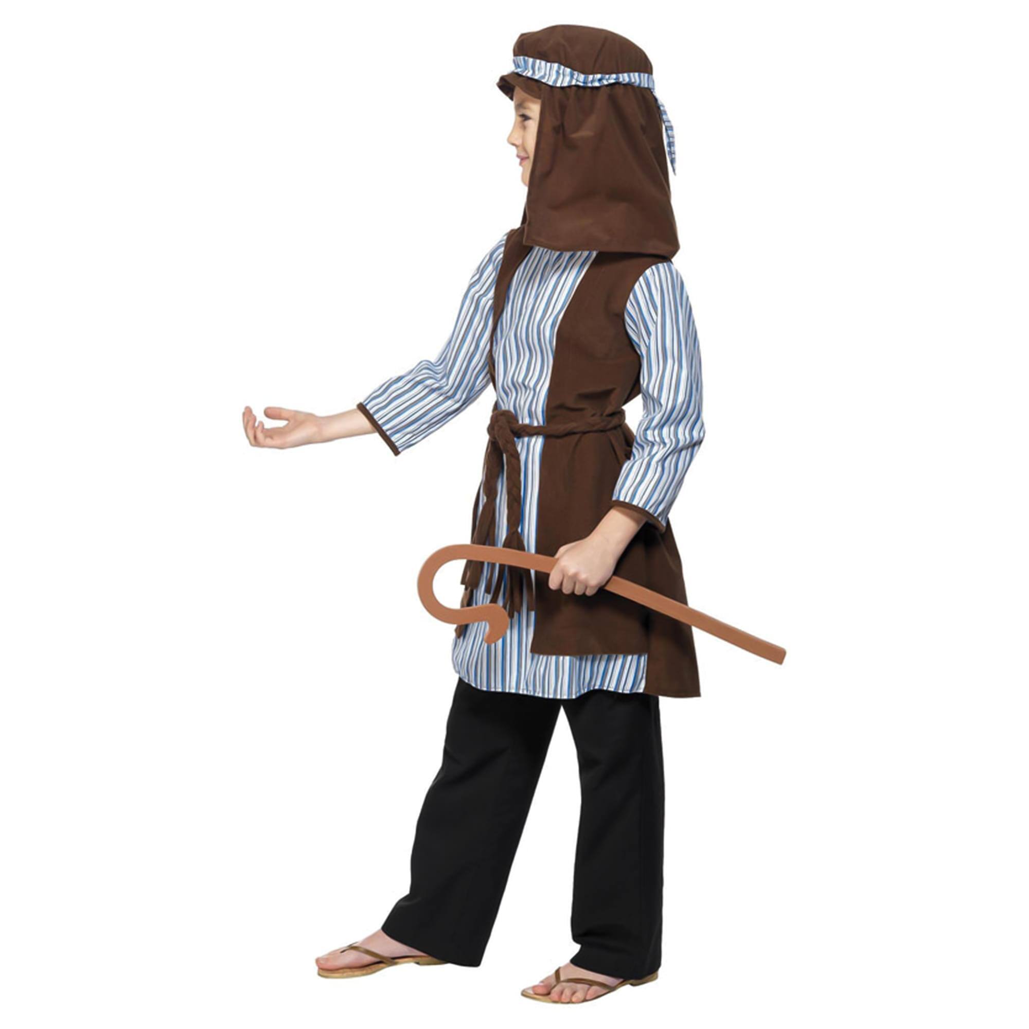 Alt View 1. Smiffys - Shepherd Nativity with Staff Costume Accessory Medium - Multi-Colored.