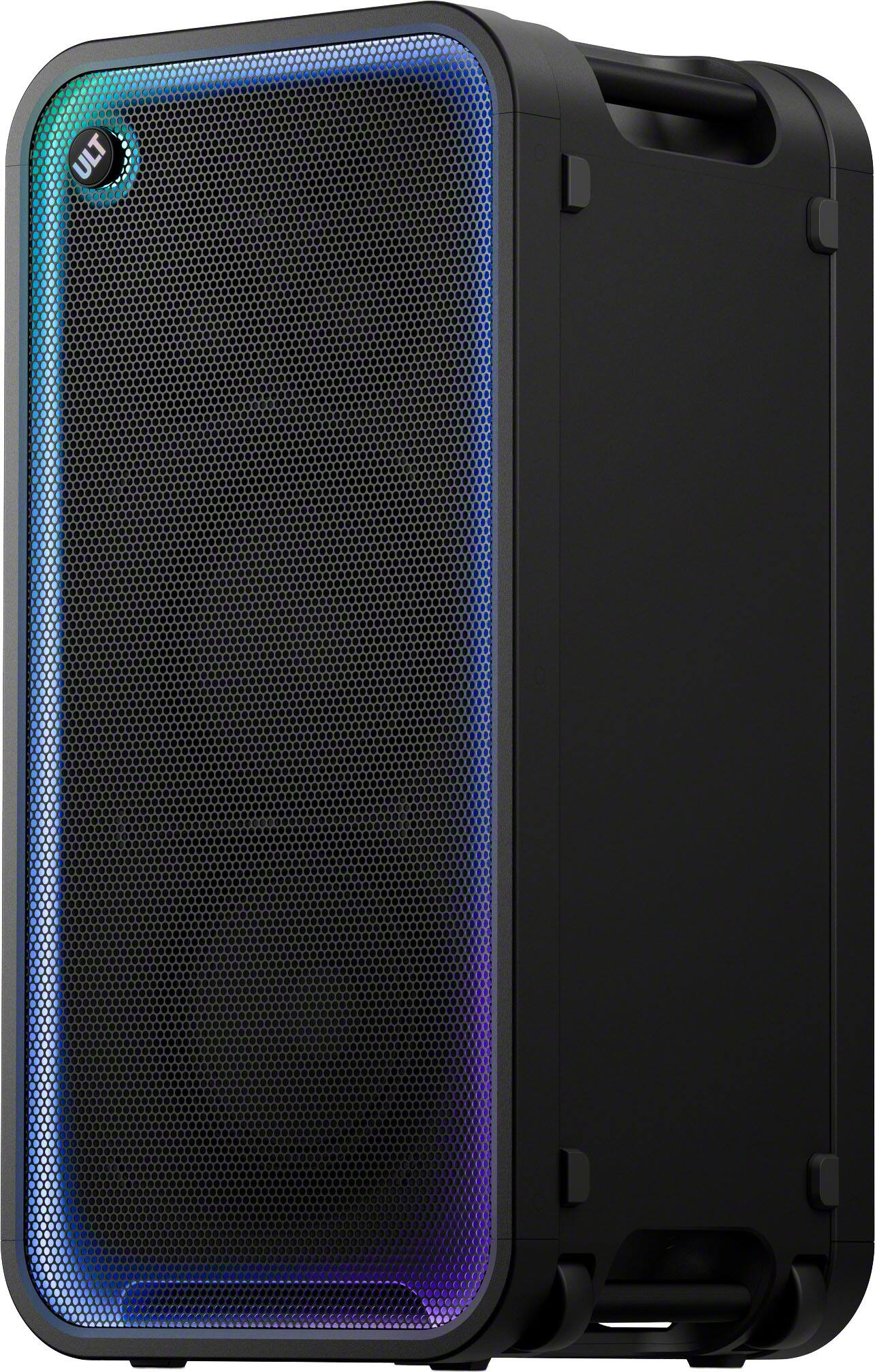 Angle. Sony - ULT TOWER MAX High-Powered Party Speaker with XLR/RCA Inputs - Black.
